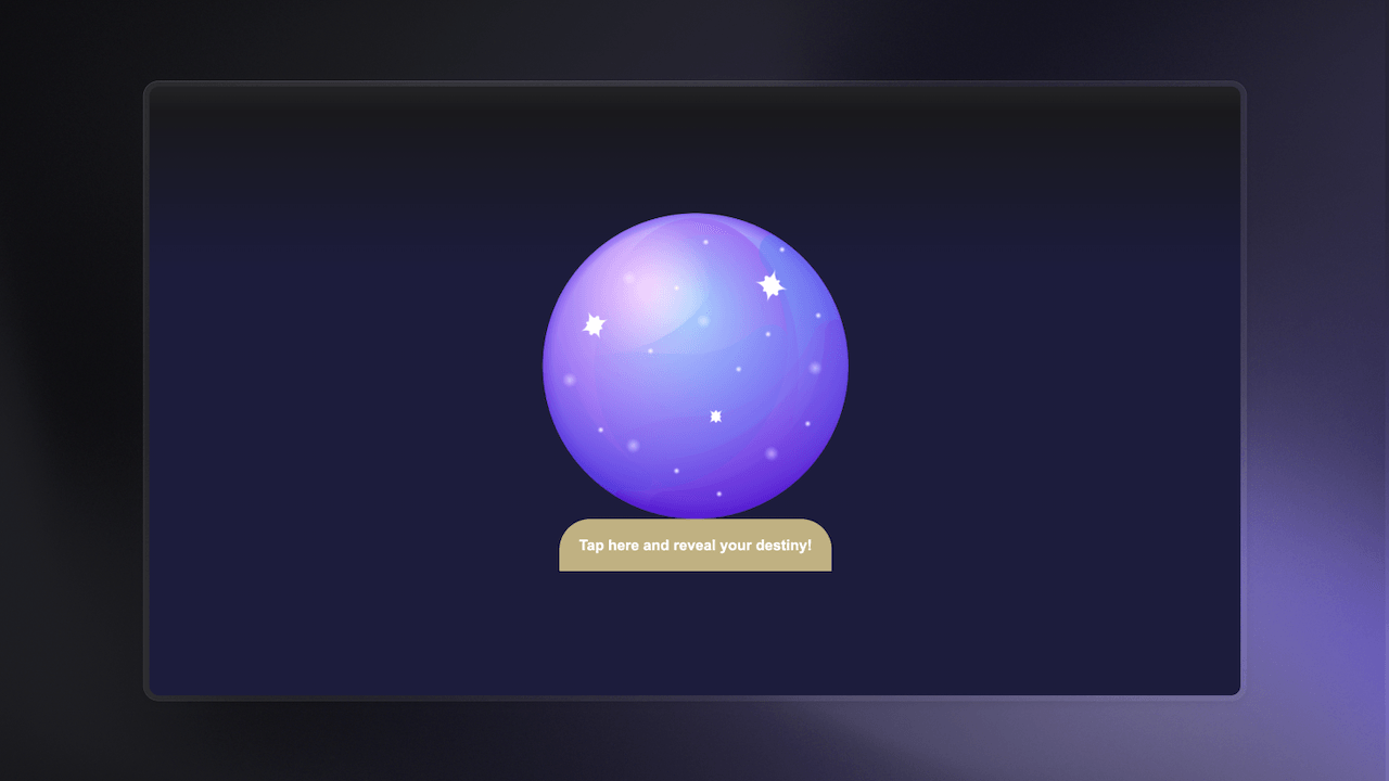 Predicting your developer destiny: how I built the AI Crystal Ball