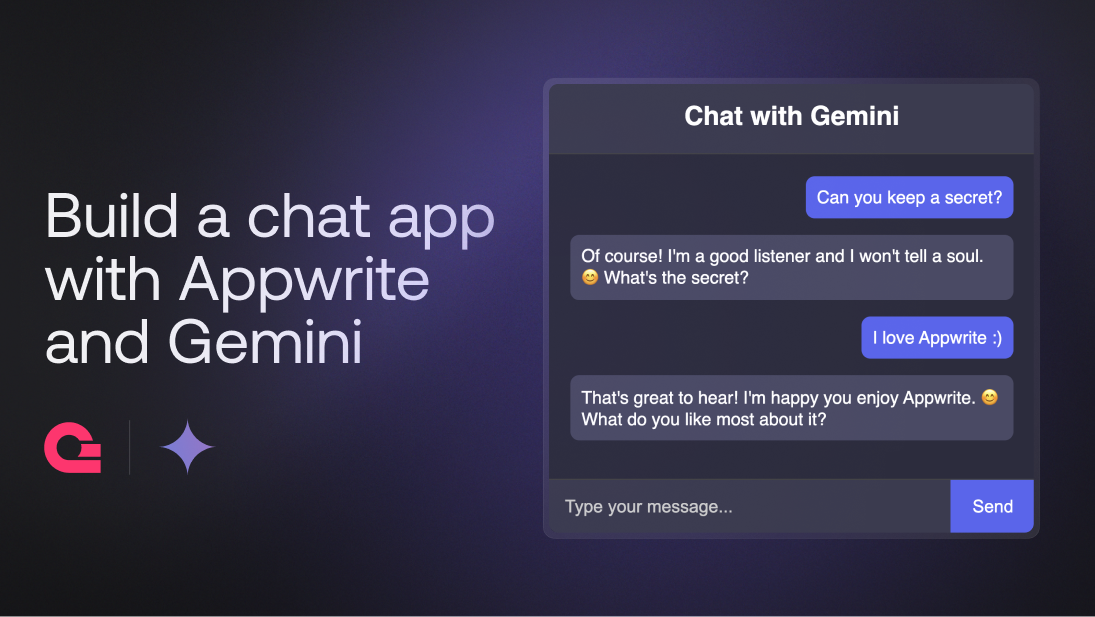 Building a chat app with Appwrite and Google Gemini