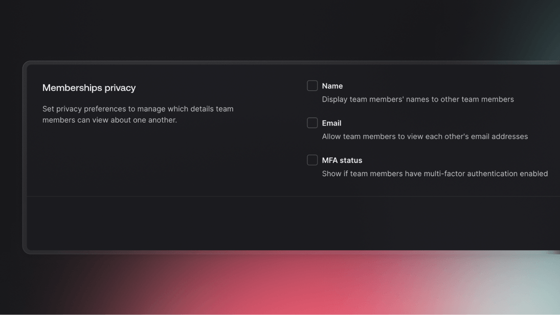 Memberships privacy is now available for all Appwrite plans