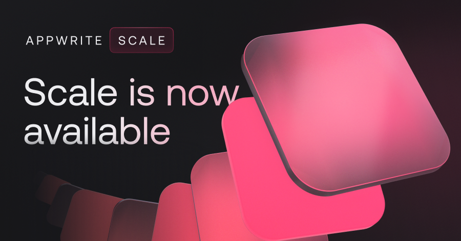 The Appwrite Scale plan is now publicly available