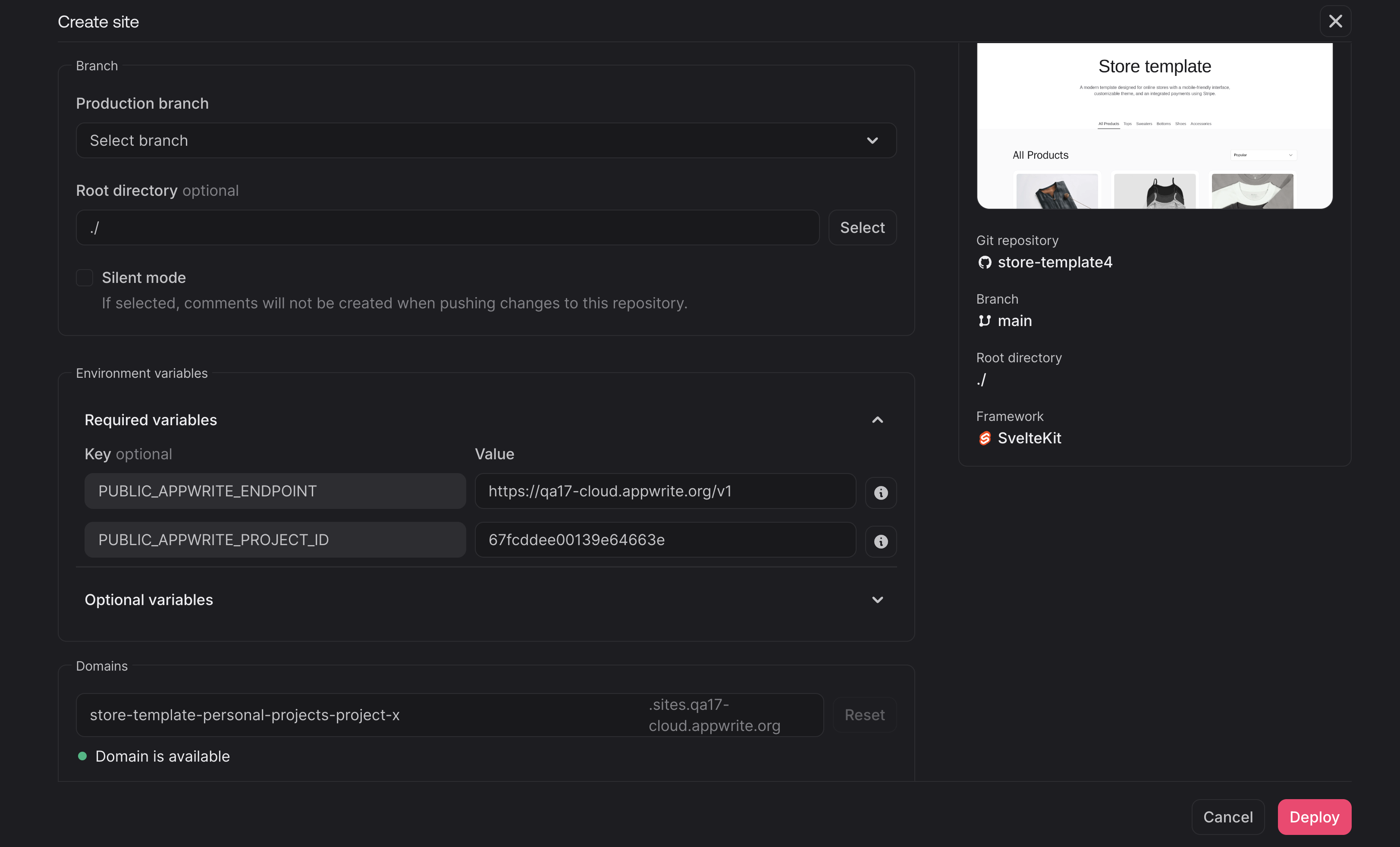 Configure